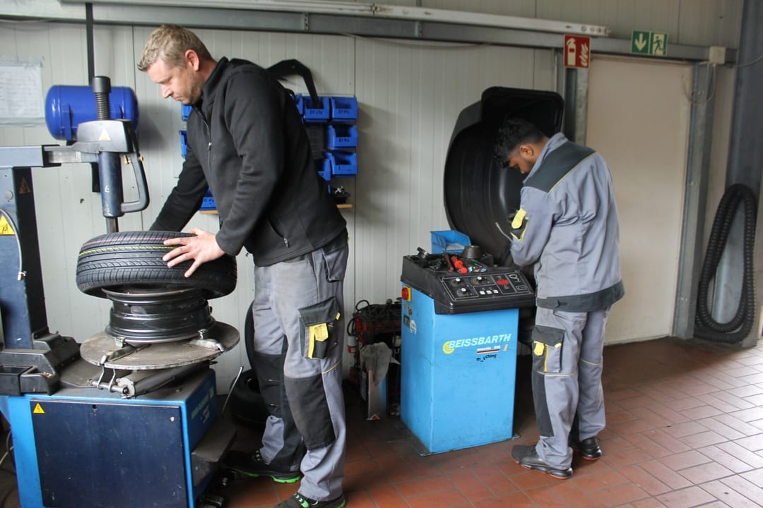 Reifenservice und Einlagerung